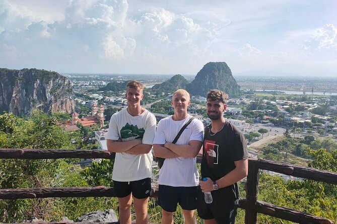 Morning Small group to Marble Mountains - Am Phu Cave - Monkey Mountain - Lunch and the road between stops