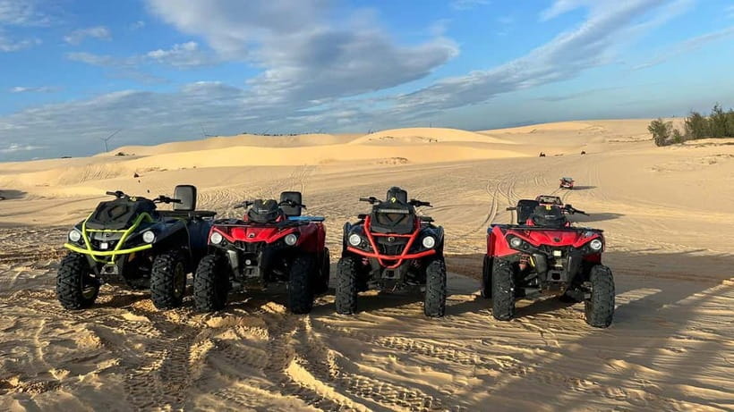 Mui Ne: Group Tour & Sunrise/Sunset Quad Bike Adventure - Hotel pickup across Mui Ne