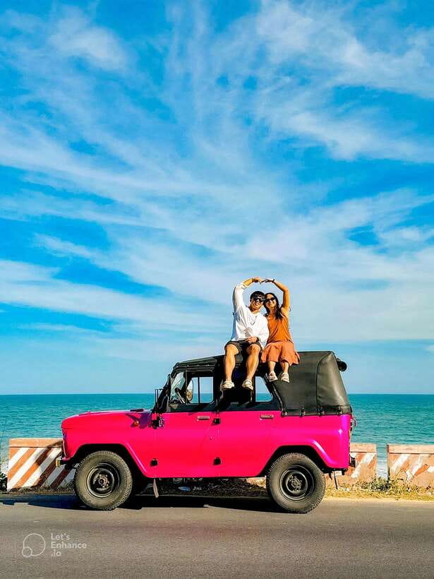 Mui Ne: Sand Dunes Tour On A Private Jeep Including ATV Ride - The Red Sand Dunes and beach road views