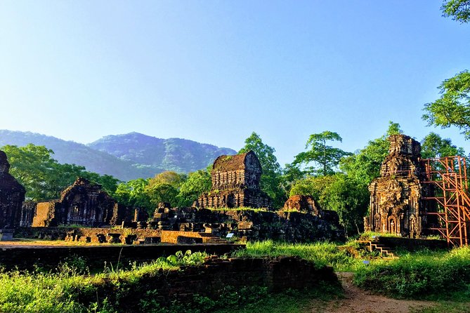 My Son Sanctuary Sunset with insider guide and BBQ boat trip - From temple ruins to the Thu Bon River