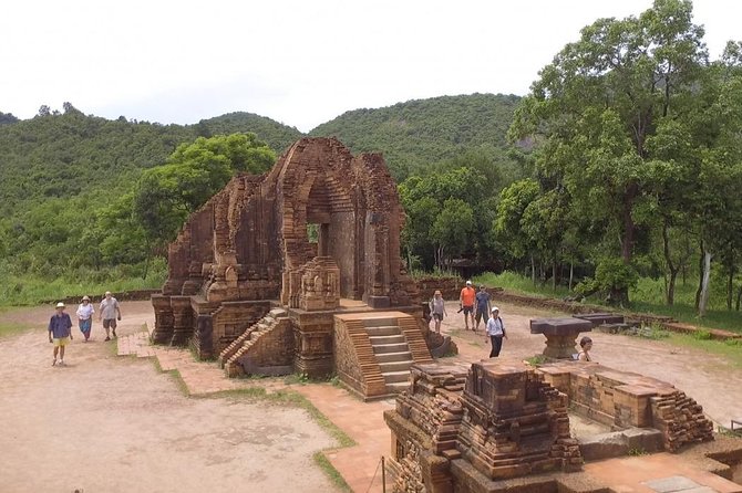 MY SON Unesco Site & Fresh Rice Noodle "PHỞ" Making Experience - Walking among Champa brick temples