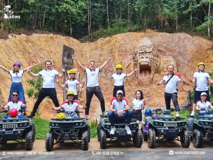 Nha Trang: ATV Extreme Tour at Kong Forest - Learning to control the four-wheeled ATV