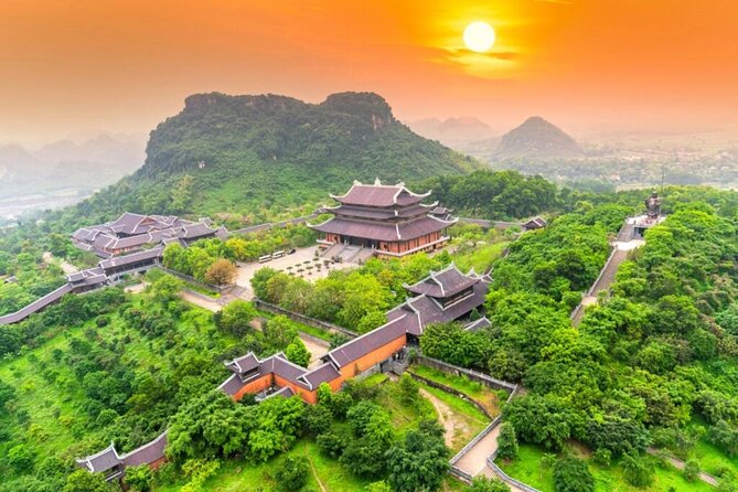 Ninh Binh 1 Day Bai Dinh Trang An Mua Cave Small Group Tour - Bai Dinh Pagoda and its oversized scale