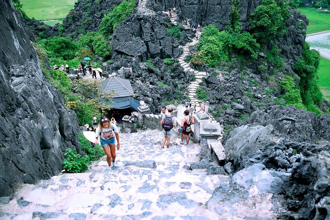 Ninh Binh Full-Day Tour from Hanoi to Hoa Lu, Tam Coc & Mua Cave Via Boat & Bike - Tam Coc by bamboo boat