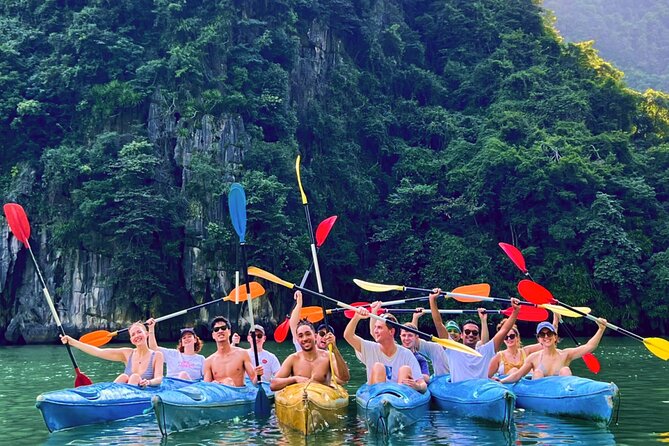 Oasis Bay Party Cruise 3 Days 2 Nights - Ha Long Bay Tour - Hanoi pickup and the road to Tuan Chau Harbor