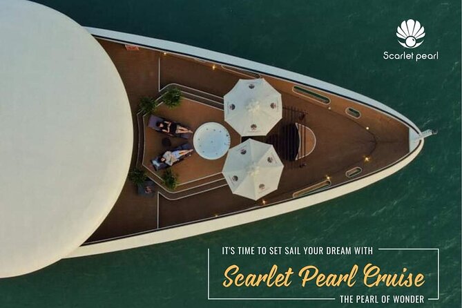 [OFFICIAL]Scarlet Pearl Cruises 5++stars &CATAMARAN ULTRA LUXURY - Hanoi pickup and the trip to the bay