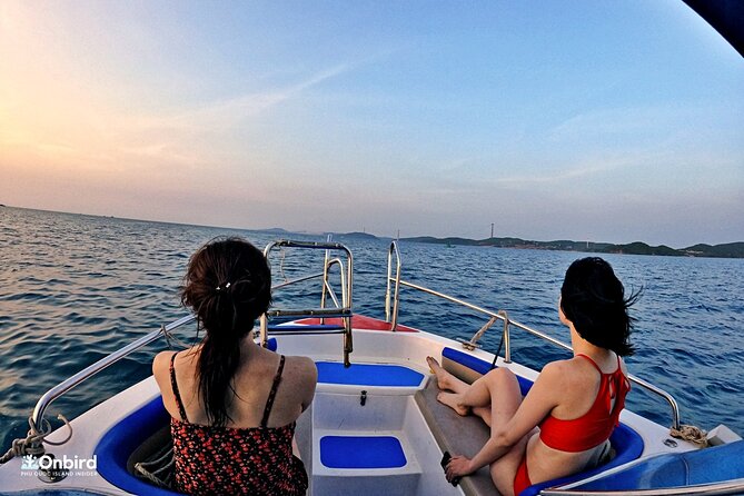 OnBird - PRIVATE ADVENTURE SNORKELING - explore Half-moon reef & Coral Mountain - The sunset stop slows the day down