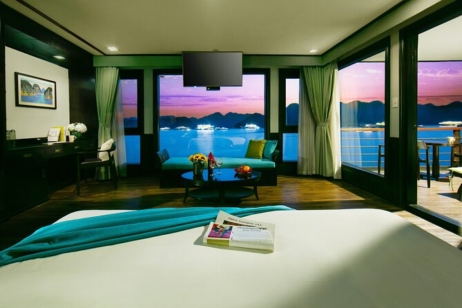 Peony Cruise : Unique 2 Days Tuan Chau - Halong bay - Lan Ha Bay - Cabins, balconies, and the value of private views