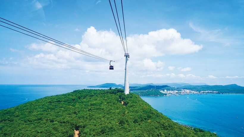 Phu Quoc: Cable Car Ride and 3 Islands Boat Tour with Lunch - The cable car ride over the An Thoi Archipelago