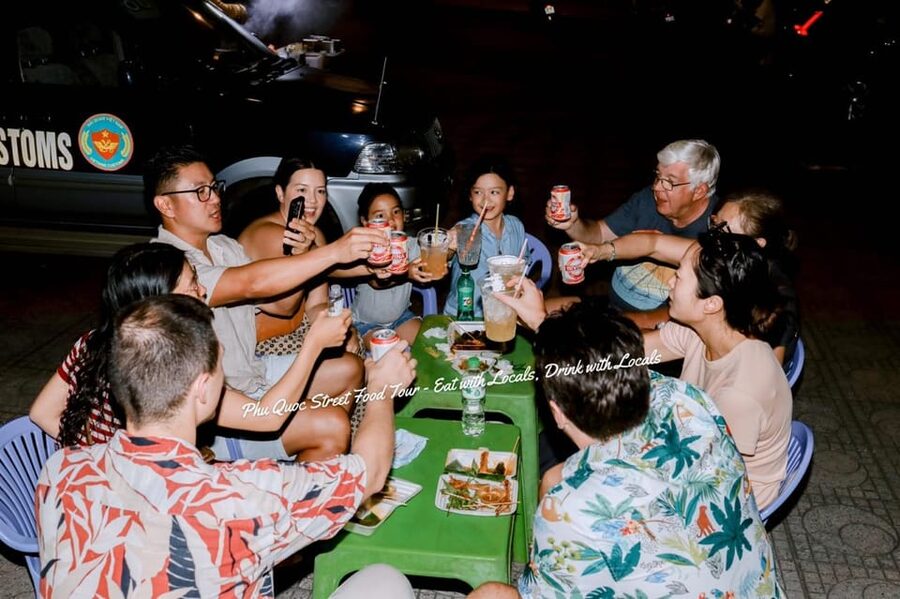 Phu Quoc: Street Food Tour - Moving through town by tuk-tuk