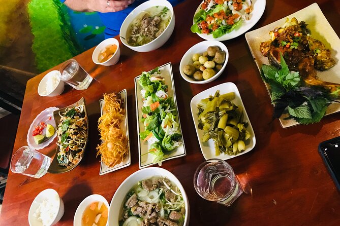 Private Cooking Class with 5 dishes of your choice - Dong Xuan Market: ingredients before recipes