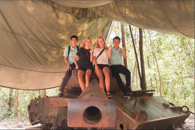 Private Cu Chi Tunnels Tour By Car | Saigon Adventure - Walking through the Cu Chi Tunnels site