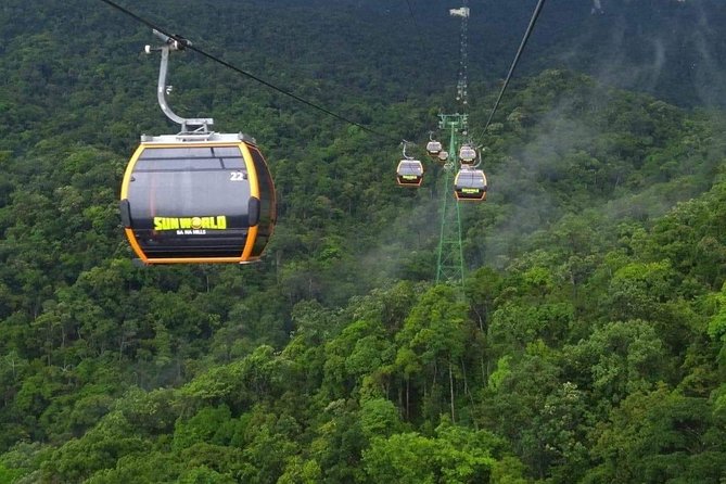 Private guided Sunworld Ba Na Hills & Golden Hands Bridge - The cable car ride sets the tone