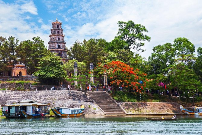 Private Hue Tombs & Pagoda Tour with Local Guide - Thien Mu Pagoda beside the Perfume River