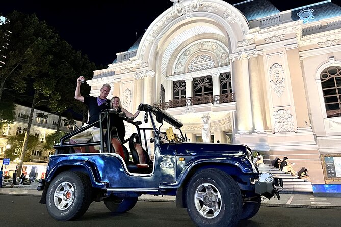 Private Jeep City Tour Saigon by Night and Skybar Drink - Bui Vien brings the nightlife, with a clear caveat