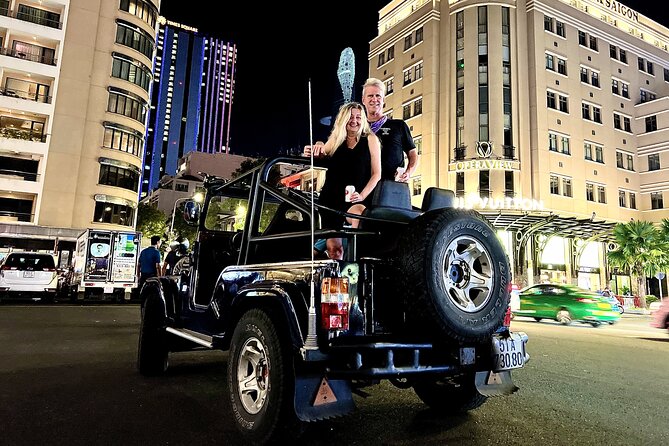 Private Jeep Tour Saigon by Night: Foodie & City Tour - What this Jeep tour really offers after sunset