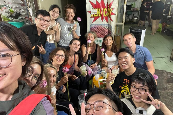 Private Street Food Tour by Motorbike in Ho Chi Minh City - Hue beef noodles inside an old apartment complex