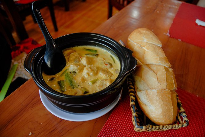 Private Vegan Food Tour By Scooter in Ho Chi Minh City - Viet Nam Quoc Tu adds a quiet pause between meals