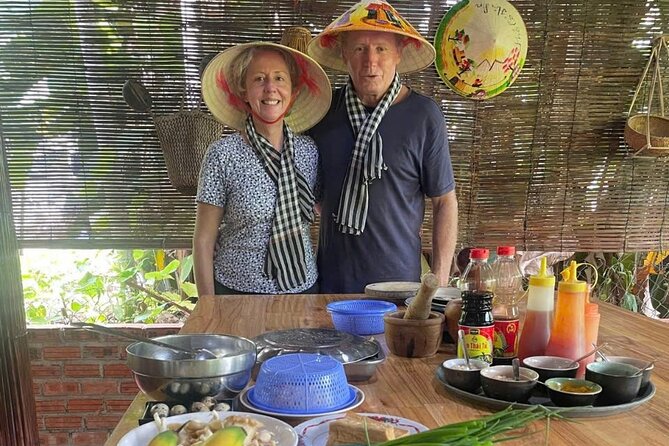 RICE PAPER Noodle Making Experience & Hoi An Cooking Class Class - The basket boat and coconut palm forest