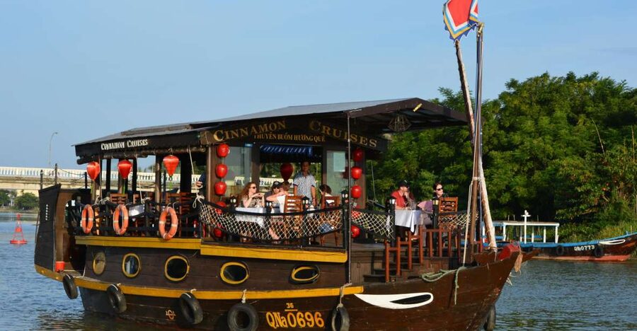 Romantic Sunset Dinner Cruise in Hoi An - Setting out from the Cinnamon Cruises pier