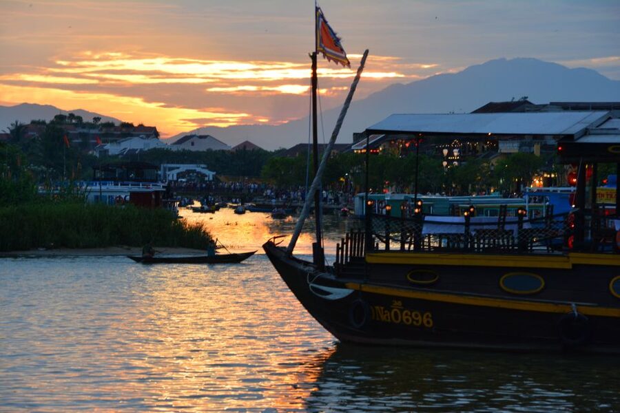 Romantic Sunset Dinner Cruise in Hoi An - Seafood dinner served on the river