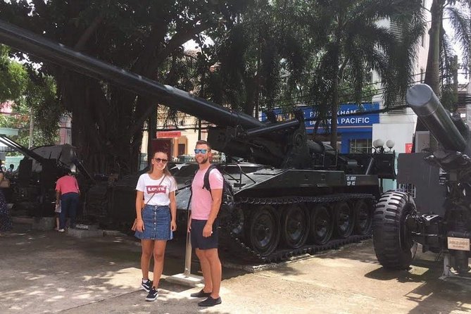 Saigon Afternoon City Historical Scooter Tour |Opt: Ao Dai Riders - The War Remnants Museum sets the tone