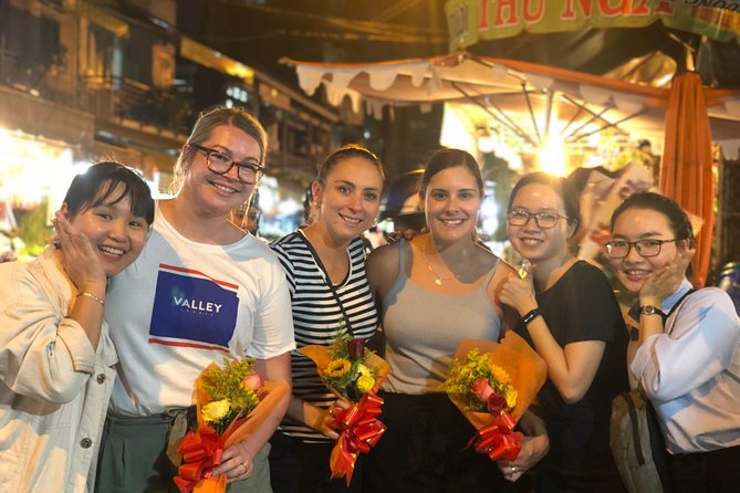 Saigon Evening Food Tour by Scooter - The flower market gives the food tour a wider view of Saigon