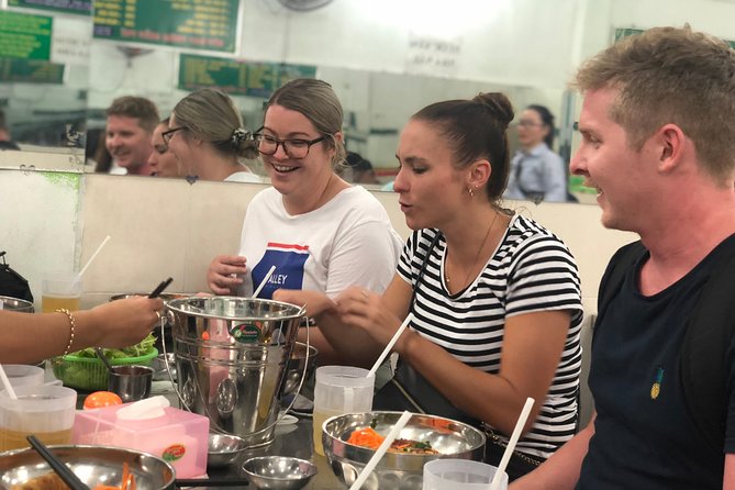 Saigon Evening Food Tour by Scooter - Bun thit nuong begins the evening