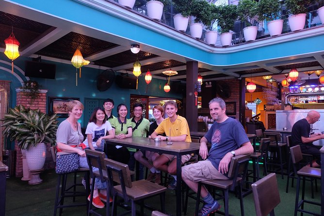 Saigon Night Craft Beer and Street Food By Scooter and motorbike - Stop one: rooftop beer above Ho Chi Minh City