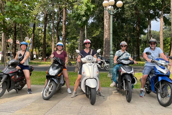 Saigon Unseen, History, & Hidden Gems Sightseeing Motorbike Tour - District 1: grand buildings and a first look at Saigon