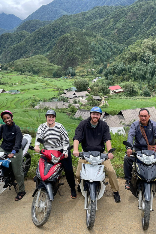 Sapa: Motorbike Tour 1 Day Visit Waterfalls & Local Villages - Lunch by the stream in Lao Chai