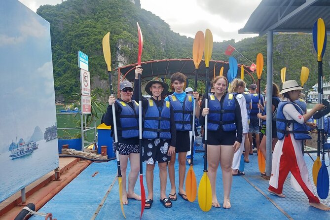 Sea Lion Luxury 5-Star Halong Day Cruise,Buffet Lunch,Shuttle Bus - 12:00 pm: boarding at Tuan Chau Harbor