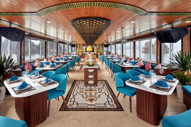 Sea Lion Luxury 5-Star Halong Day Cruise,Buffet Lunch,Shuttle Bus - Hang Luon: kayak or bamboo boat