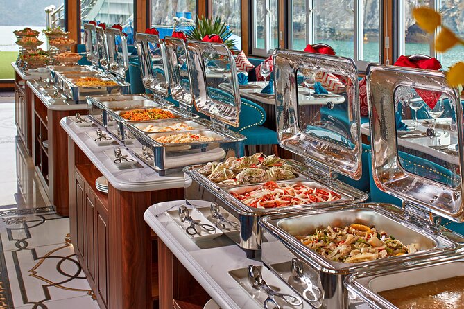 Sea Lion Luxury 5-Star Halong Day Cruise,Buffet Lunch,Shuttle Bus - Buffet lunch: useful, filling, and not fully predictable