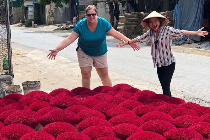 Secret Handicraft Villages of Hanoi ( Incense and hat Villages ) - How the day feels with a small group