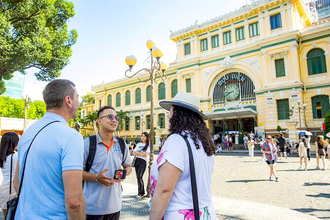 Small-group Saigon City Tour: 4-Hour Must-see Iconic Landmarks - Central Post Office shows Saigon’s French colonial side