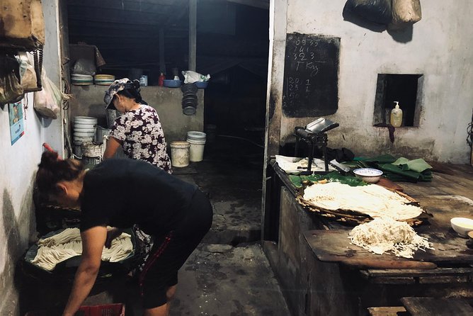 Sunrise Motorbike Experience Hidden Gems of Hoi An - A local noodle stall instead of a standard photo stop