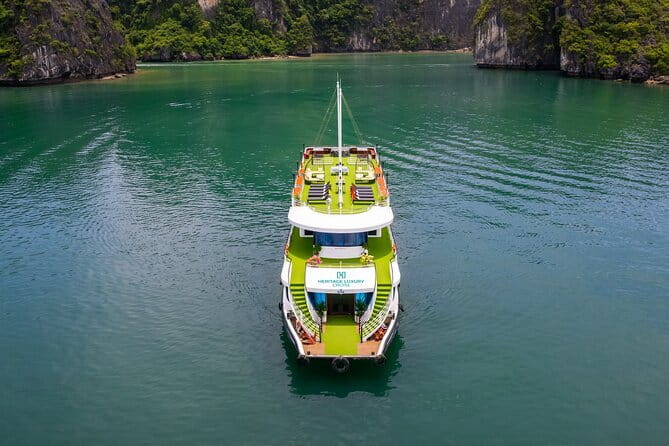 Taliya Day Cruise: Top Luxury Tour in Halong Bay & Lan Ha Bay - Lunch, sunset, and the onboard experience