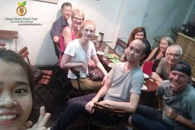 Tasting 8 Different Street Foods + Local Drink at Evening Time by Walking - Local Beer, Dessert, and Hanoi Egg Coffee