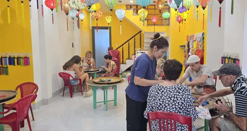 The Lantern Lady: Traditional Lantern Class in Old Town - Two ways to finish: fabric lantern or paper lantern