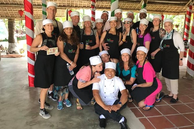 Traditional Cooking Class with Basket Boat Ride and market Tour - Cruising the Thu Bon River toward Cam Thanh