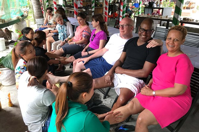 Traditional Cooking Class with Basket Boat Ride and market Tour - The water buffalo cart and the extras before lunch