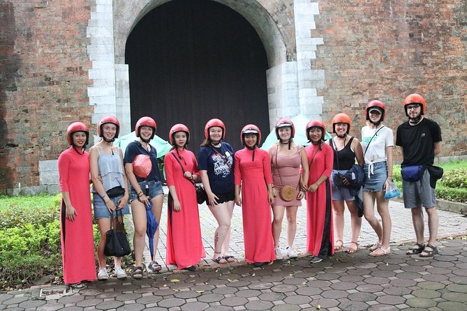 Vespa City Tour &Train Street Female With Ao Dai Riders 4,5 Hours - Local food at the end of the ride