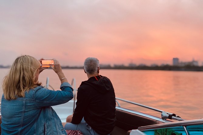 VIP Tour in Saigon: Romantic Sunset Cocktail by SpeedBoat - A speedboat view of the Saigon River