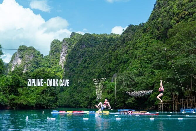 Zipline Dark cave & Paradise cave: Full-day Exploration - Lunch near Phong Nha-Ke Bang National Park
